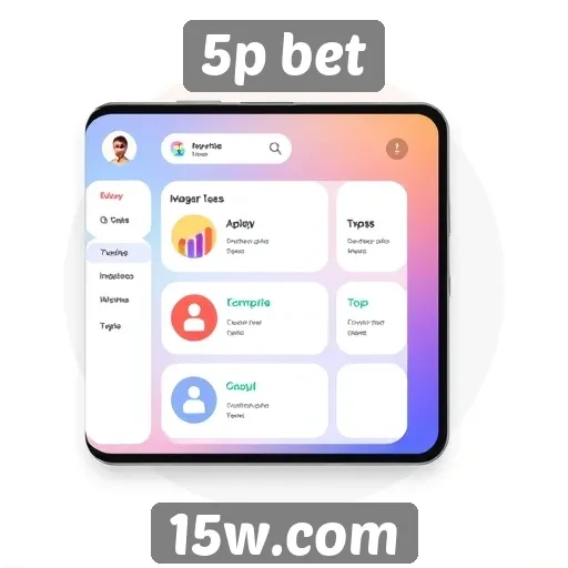 Interface do usuário do 5p bet é intuitiva